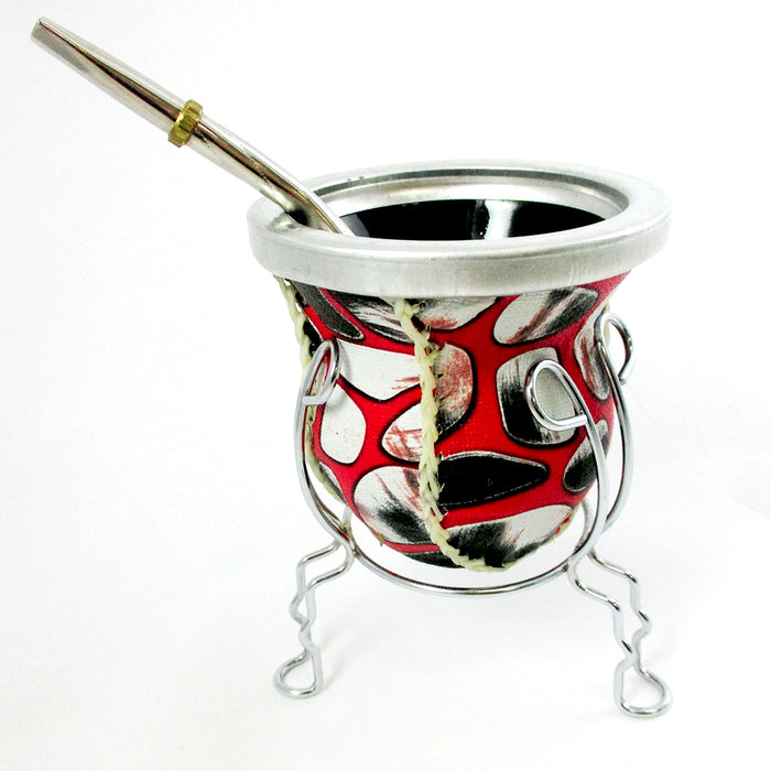 Elegantly Designed Mate Gourd Bombilla Straw Terere Glass Gaucho Diet Detox Herbal Tea Drink New
