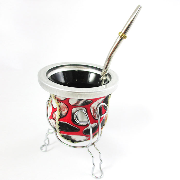 Elegantly Designed Mate Gourd Bombilla Straw Terere Glass Gaucho Diet Detox Herbal Tea Drink New