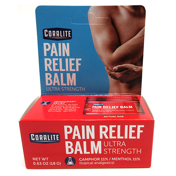 4 Pk Analgesic Pain Relief Balm Joint Muscle Rub Ointment 0.63 oz Extra Strength