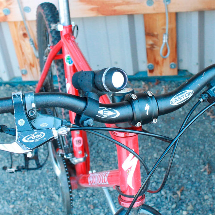 1 Bike LED Tail Flashlight Bicycle Head Light Torch Lamp Safety Waterproof Mount
