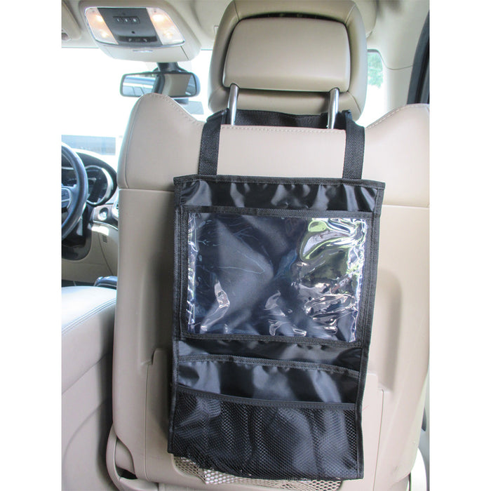 2 Back Seat Car Hanging Tablet Holder Hook Storage Organizer Bag Pocket For iPad