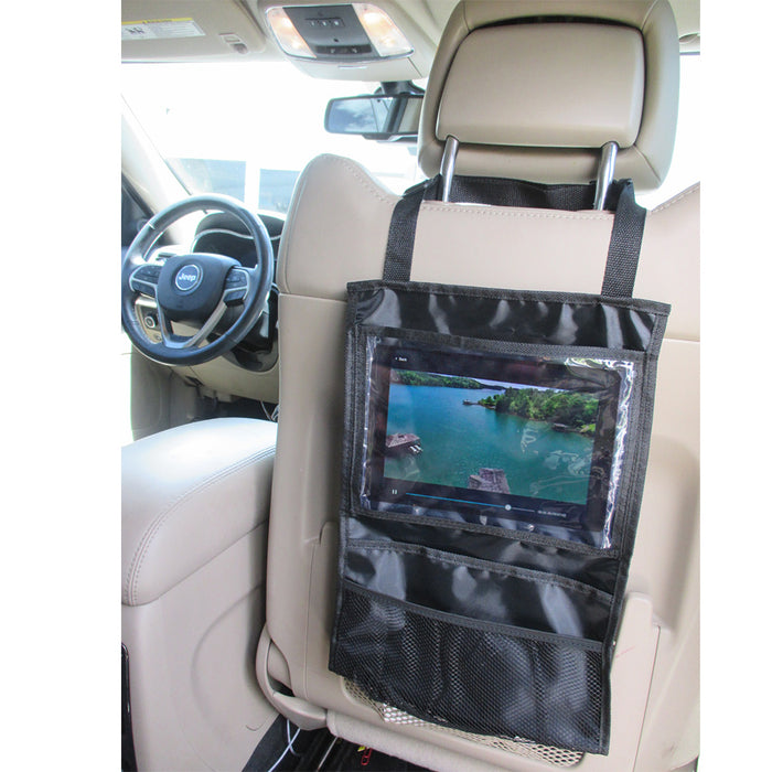 1 Back Seat Car Hanging Tablet Holder Hook Storage Organizer Bag Pocket For iPad