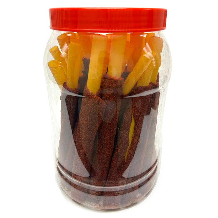 48 Pc Mexican El Peke Jumbo Banderillas Tamarind Candy Straw Chili Tamarindo