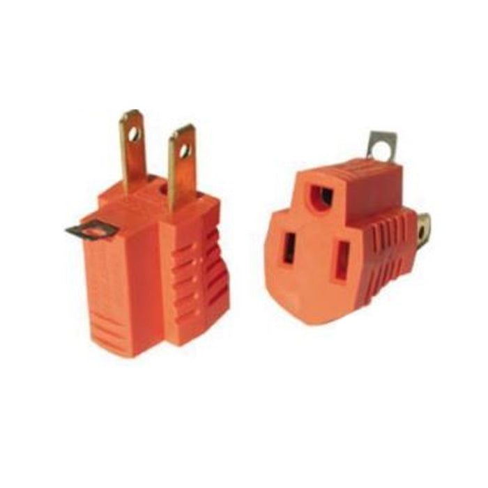 12 Lot 3 Prong - 2 Prong Outlet Electrical Ground AC Adapter Grounding Converter