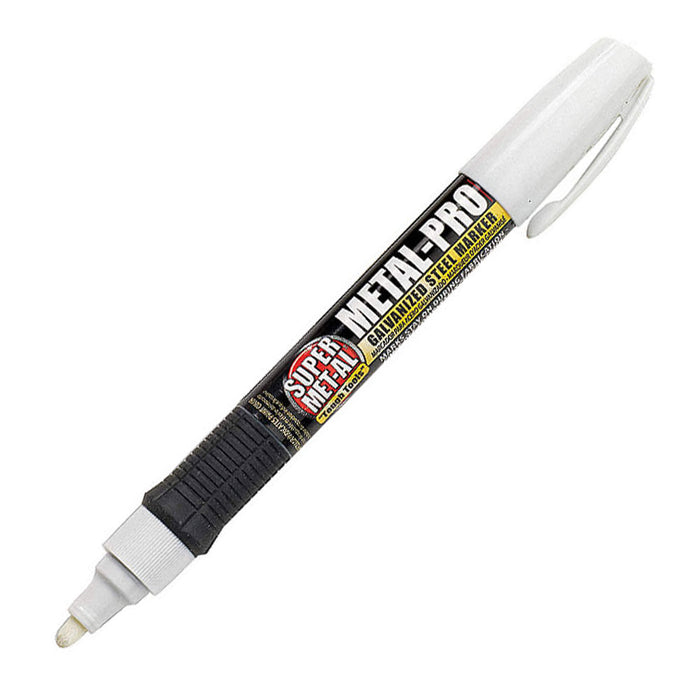 1 Pc White Metal Galvanized Steel Marker Fabrication Removable Surface Marking