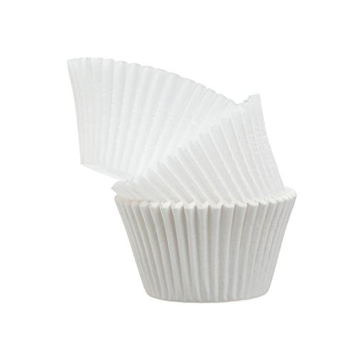 200 Pc Baking Cups Cupcake Liners Paper Molds Muffin Parchment Bake Party White