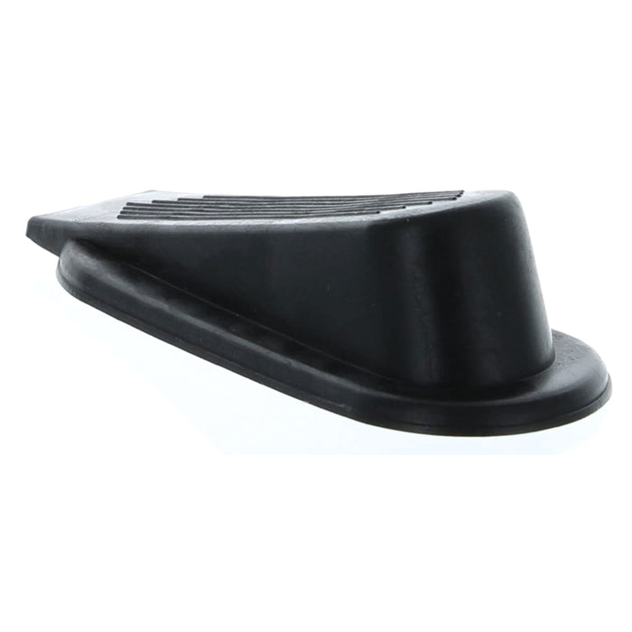 12 Lot Doorstop Door Wedge Wedges Stoppers Black Plastic Floor Holder Office 4"