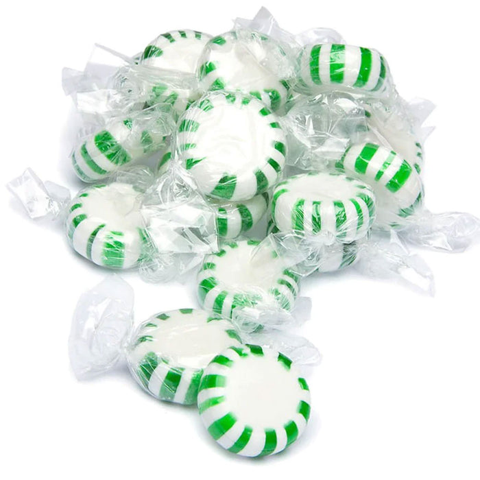 50ct Spearmint Mint Candy Peppermints Hard Candies Natural Individually Wrapped
