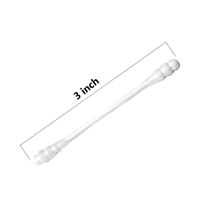 600ct Cotton Swabs Double Grooved Tipped Applicator Tip Safety Ear Wax Remover