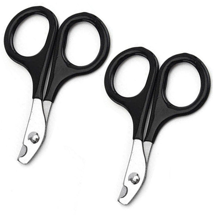 2 Pc Professional Grooming Clip Cat Nail Clippers Trimming Claws Steel Scissors