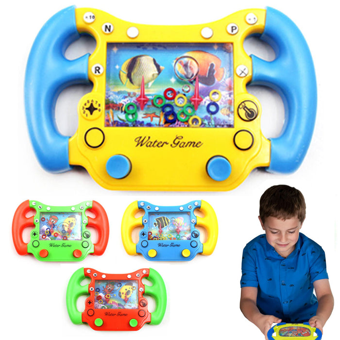 2 Pc Retro Handheld Water Game Ring Toss Sea Life Fun Aquatic Kids Sensory Toys