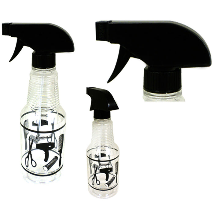 2 Continuous Mist Hair Spray Bottle 500mL Barber Water Plant Sprayer Salon 17oz
