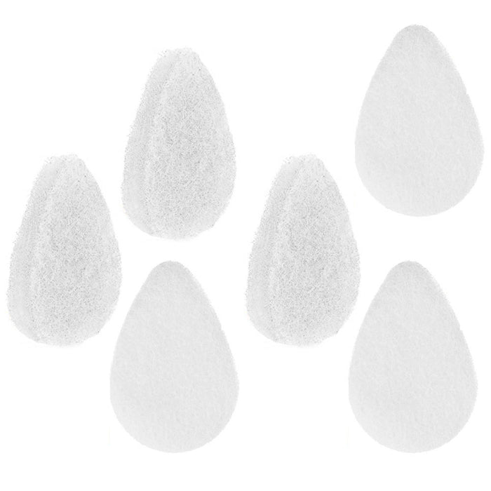 24 Pk Cleansing Facial Sponge Loofah Face Gentle Exfoliating Buff Puff Pads Bath