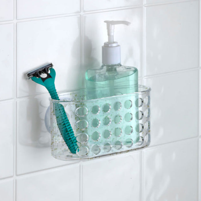 Bath Caddy Shower Bathroom Organizer Suction Cups Storage Basket Soap Holder !