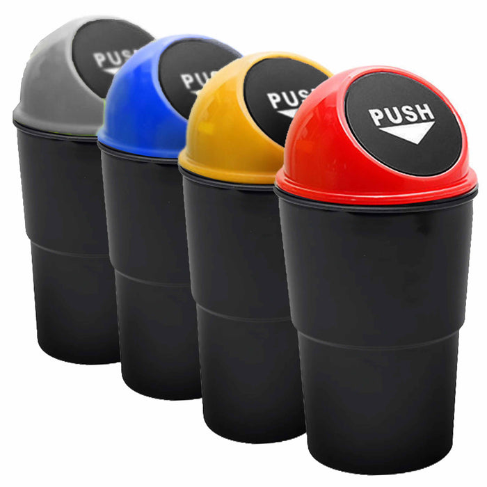 2 Pc Large Portable Auto Car Butt Bucket Cup Ashtray Ash Holder Mini Trash Bin