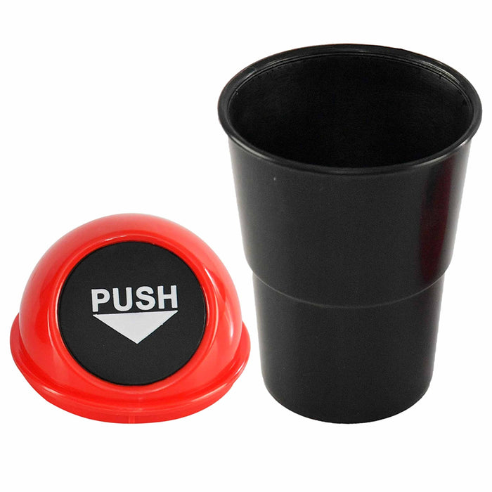 2 Pc Large Portable Auto Car Butt Bucket Cup Ashtray Ash Holder Mini Trash Bin