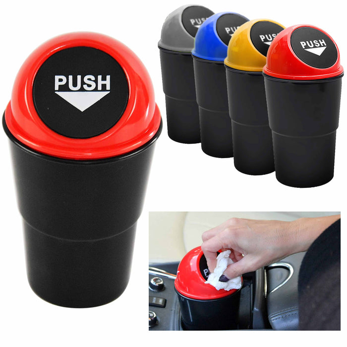 2 Pc Large Portable Auto Car Butt Bucket Cup Ashtray Ash Holder Mini Trash Bin
