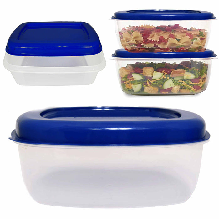 6 Kitchen Storage Food Container Extra Large 5L Microwaveable Plastic BPA Free