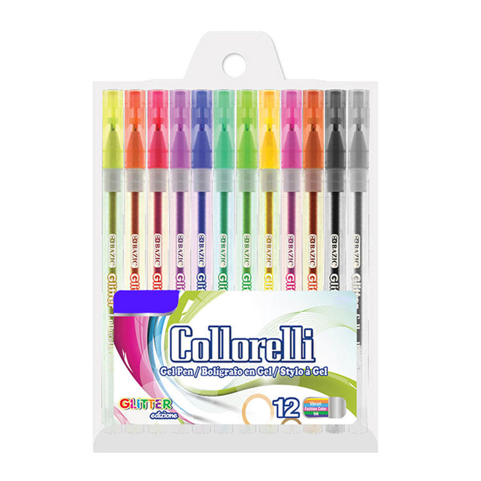 13 Pc Coloring Book Set Glitter Gel Pens Stress Relieving Mandala Drawing Adult