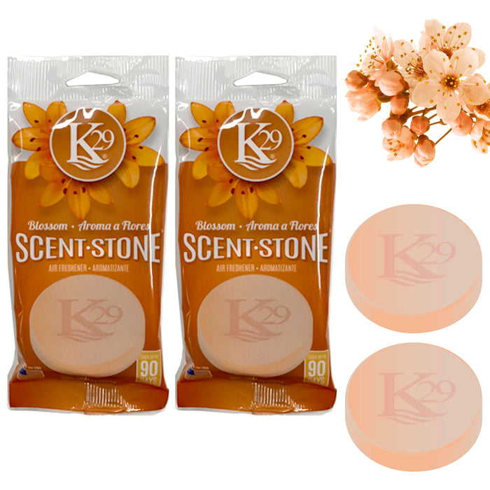 2 Pc Blossom Aroma Scent Stones K29 Keystone Natural Flower Air Freshener Auto