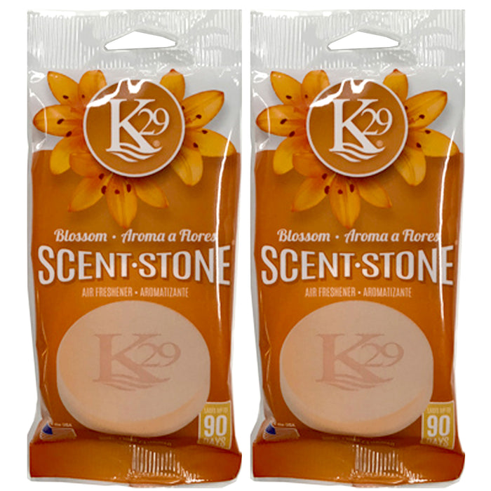 2 Pc Blossom Aroma Scent Stones K29 Keystone Natural Flower Air Freshener Auto