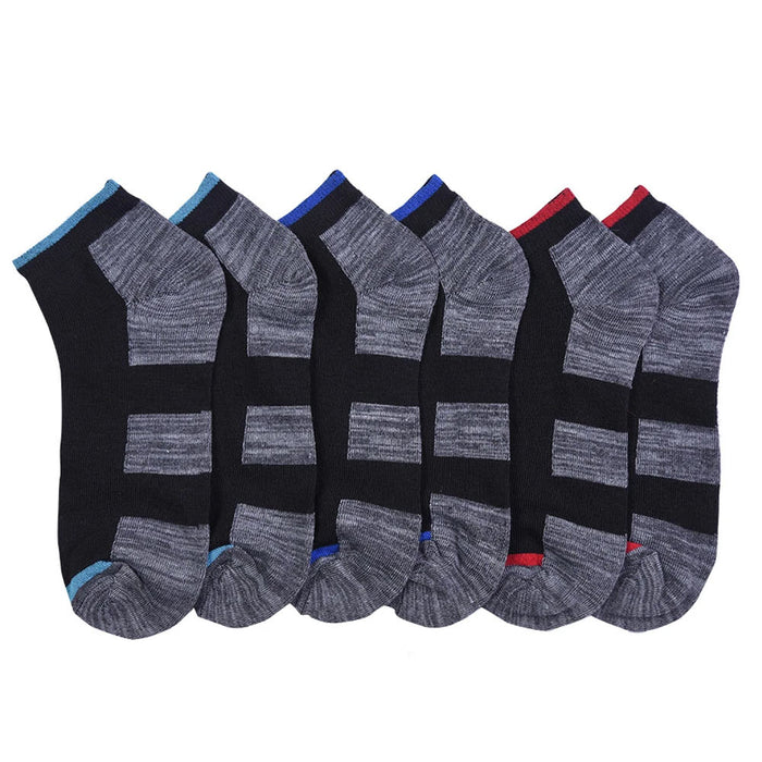 3 Pairs Ankle Quarter Crew Socks Mens Women Sport Low Cut Stretchy Size 10 -13