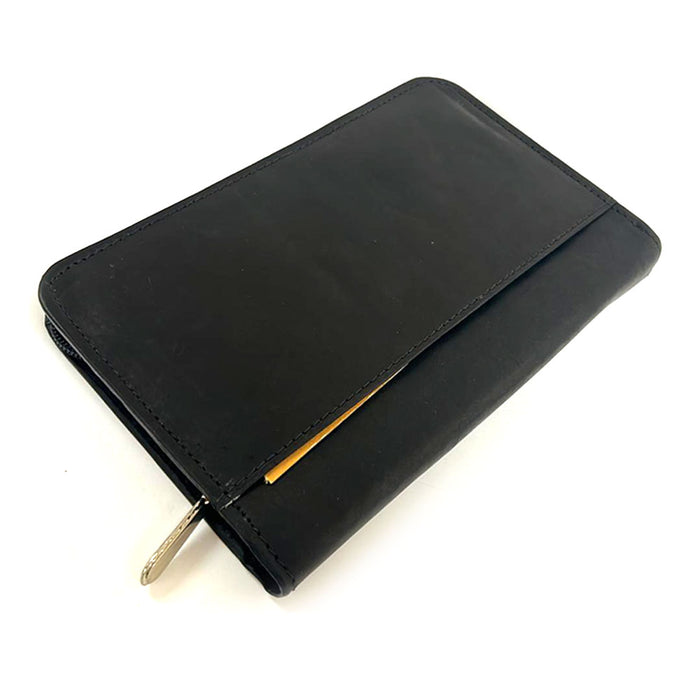 Genuine Leather Business Cards ID Credit Card Holder 60 Slot Book Case Organizer
