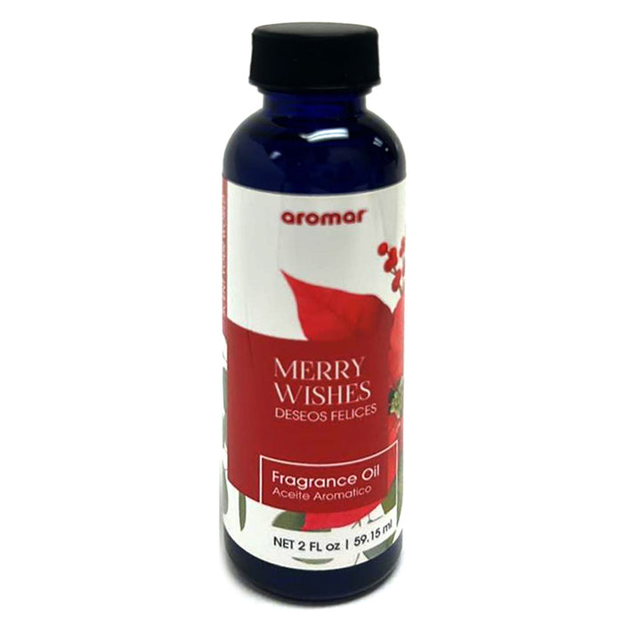 1 Merry Wishes Fragrance Oil Christmas Holiday Aromatherapy Diffuser Burner 2oz