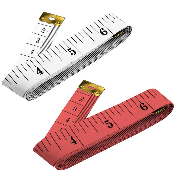 1 New 60" 150cm Soft Fabric Cloth Tape Measure Ruler Dual Sided SAE Metric Diet