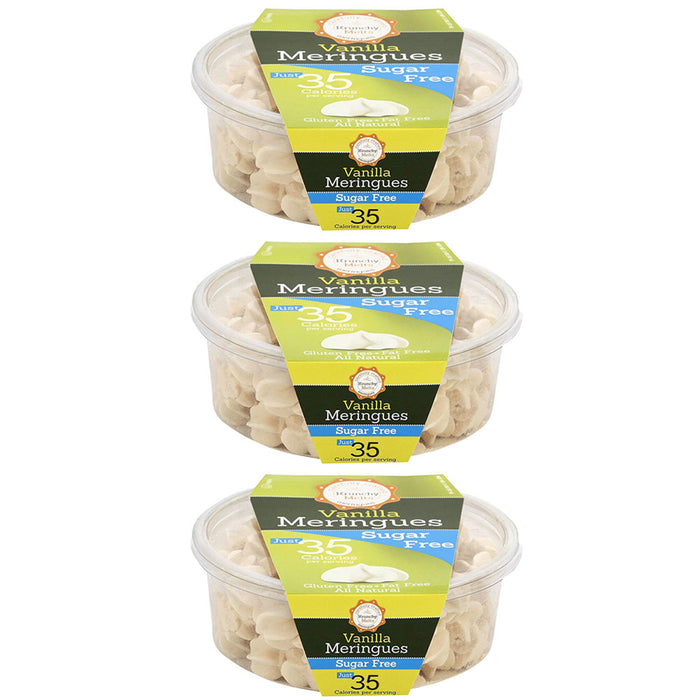 3 Boxes Vanilla Meringues Cookies Gluten Fat and Sugar Free Kosher Snacks Sweets