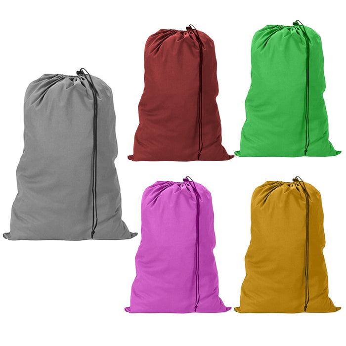 2 Pack Jumbo Sized Laundry Bag Commercial Heavy Nylon College Home Dorm 28"X36"