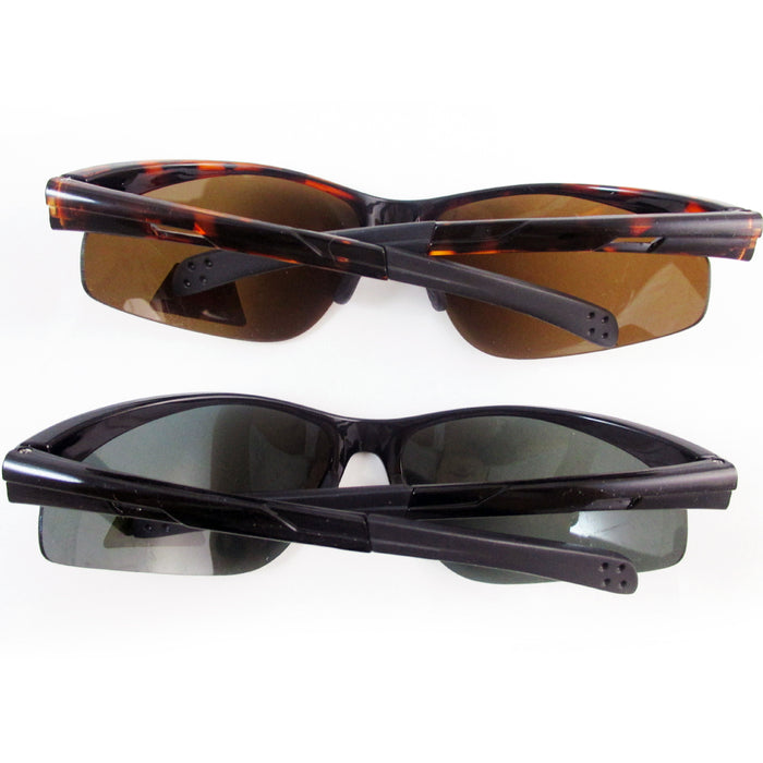 2 Professional Polarized Cycling Driving Fishing Glasses Outdoor Sports Sunglass
