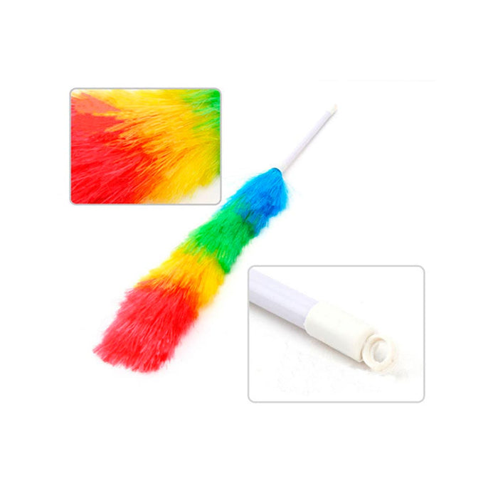 1pc Soft Magic Plastic Feather Duster Anti Static Car Home Window Cleaner 28"