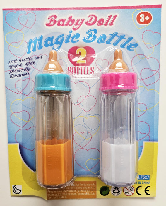 8 Pc Baby Dolls Feeding Bottle Magic Set Disappearing Milk Pretend Play Toy