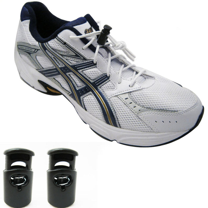 2 Mug Cup Shoe Lace  Shoelace Buckle Rope Clamp Cord Lock Stopper Run Sports New