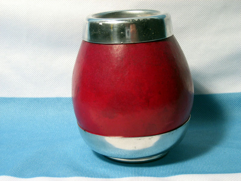 ARGENTINA WORLD CHAMPION 1978 1986 2022 CLASSIC MATE GOURD YERBA TEA CUP WITH STRAW BOMBILLA GAUCHO HANDMADE NEW 0043