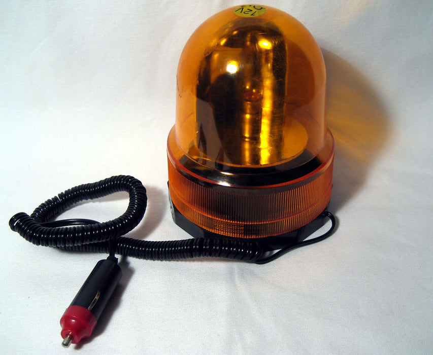 Revolving Emergency Light Strobe Snow Plow Tow Truck Flash Amber Warning New !!
