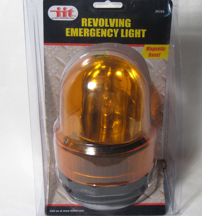 Revolving Emergency Light Strobe Snow Plow Tow Truck Flash Amber Warning New !!