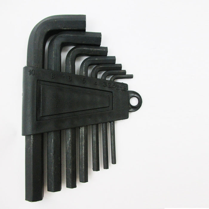 13pc Metric Hex Key Allen Wrench Set Long Short Arm End W/ Holder Sae Set Tools
