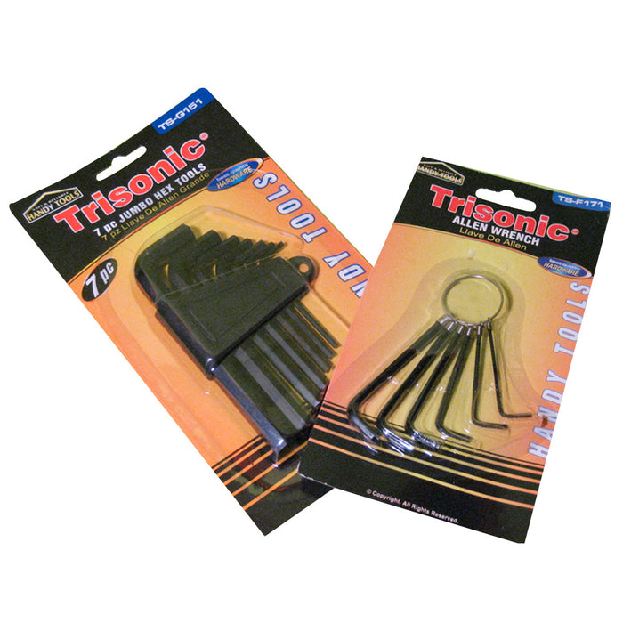 13pc Metric Hex Key Allen Wrench Set Long Short Arm End W/ Holder Sae Set Tools