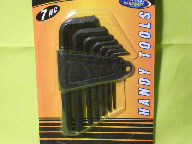 13pc Metric Hex Key Allen Wrench Set Long Short Arm End W/ Holder Sae Set Tools