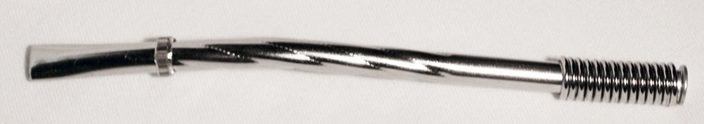 Metal Silver Straw Herbal Tea or Yerba Mate Terere Gourd Drinking New M02 ships from USA