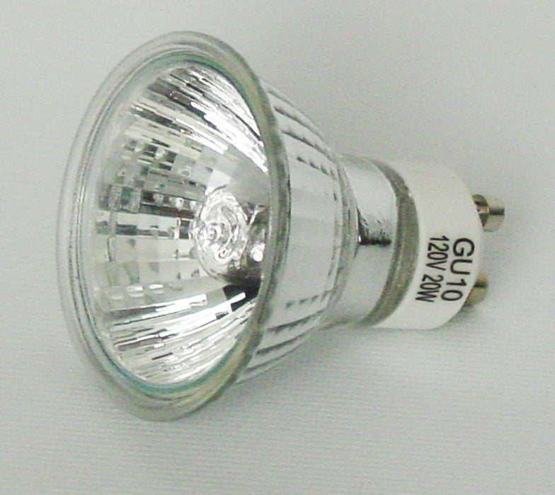 12 Bulbs 20 Watts Halogen Light Bulb GU10 120 Volt Bi Pin Bright Bulbs Base Home
