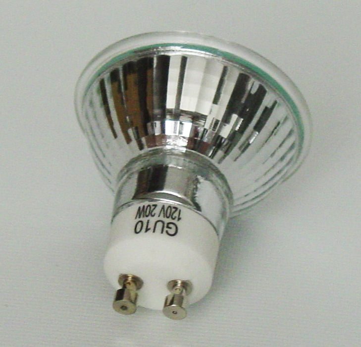 12 Bulbs 20 Watts Halogen Light Bulb GU10 120 Volt Bi Pin Bright Bulbs Base Home