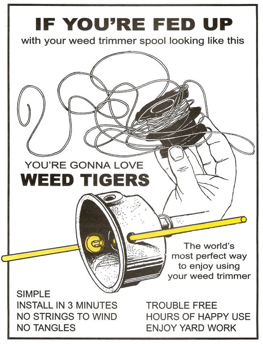 12 Pack Weed Tiger .156 Precut Trimmer Line Orange Replacement Warrior String