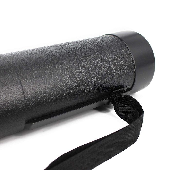 Large Telescoping Poster Tube 30" - 50" Expanding Document Carrier Safety Travel