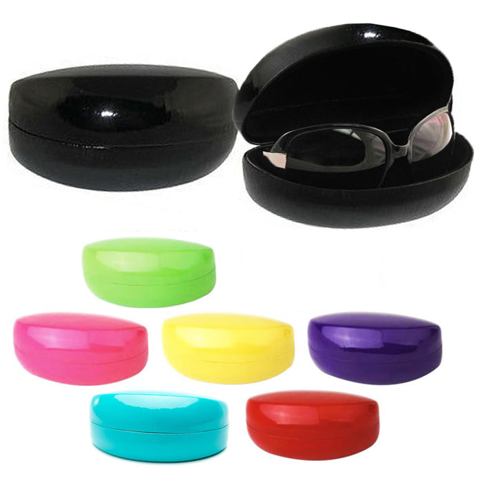 1 Large Protective Hard Clam Shell Glasses Case for Eyeglasses Sunglasses Box