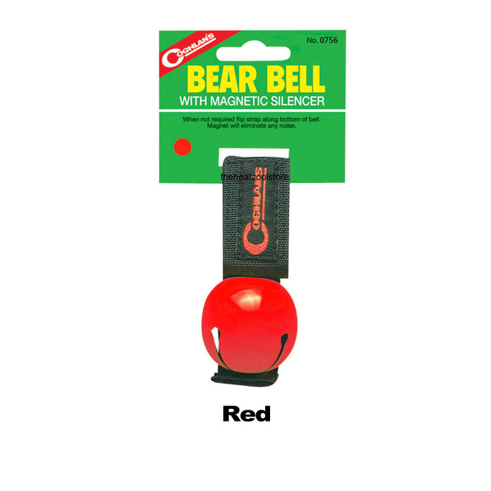 4 Pc Coghlans Bear Bell Magnetic Silencer Hiking Safety Survival Attack Dog Bell