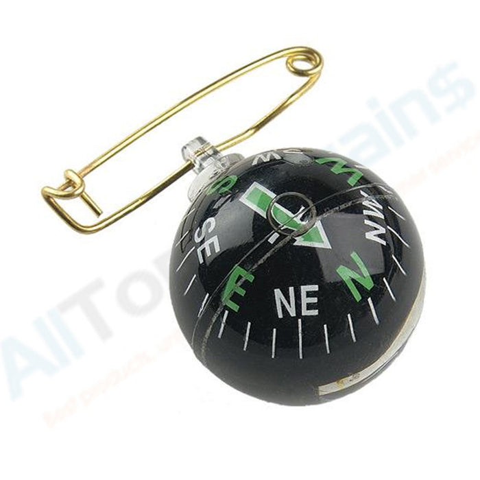 Coghlan's Ball Type Pin On Compass Travel Camping Hiking Military Outdoor Gift !
