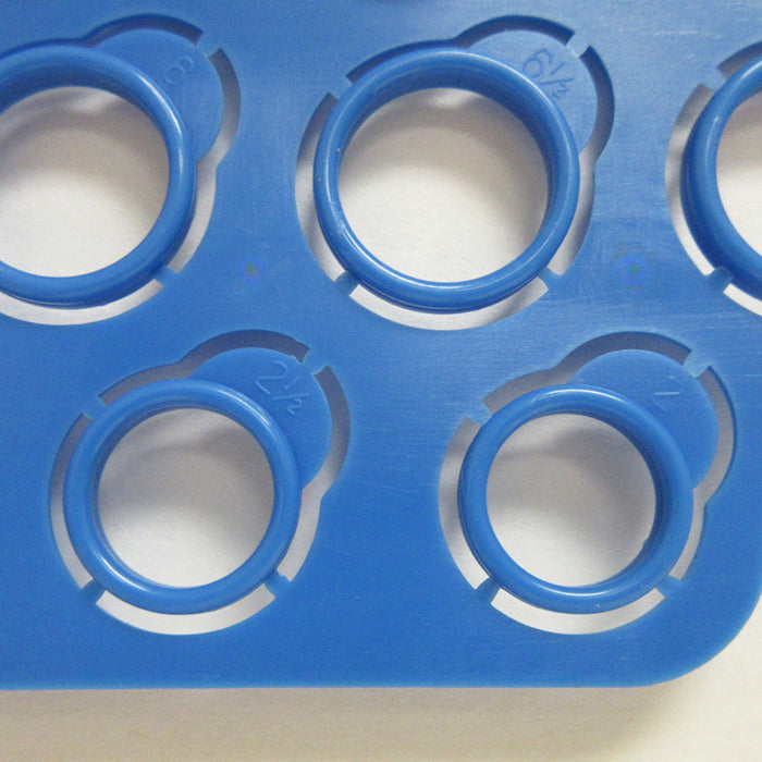 3 Pack Ring Sizer Plastic Gauge Jewelry Finger Measuring Tools Fitter Sizes 2-13